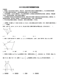 2025年东乡县中考四模数学试题含解析