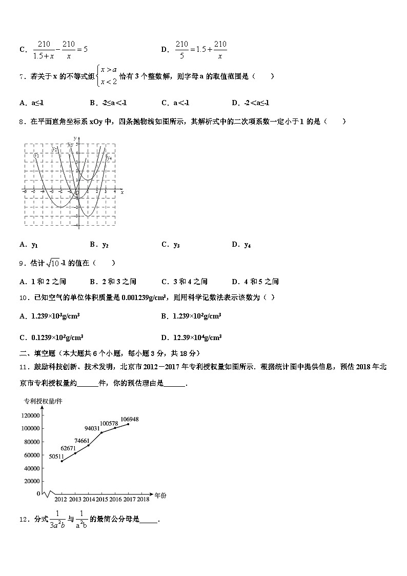 2025届阿坝藏族羌族自治州马尔康县中考数学最后一模试卷含解析第2页