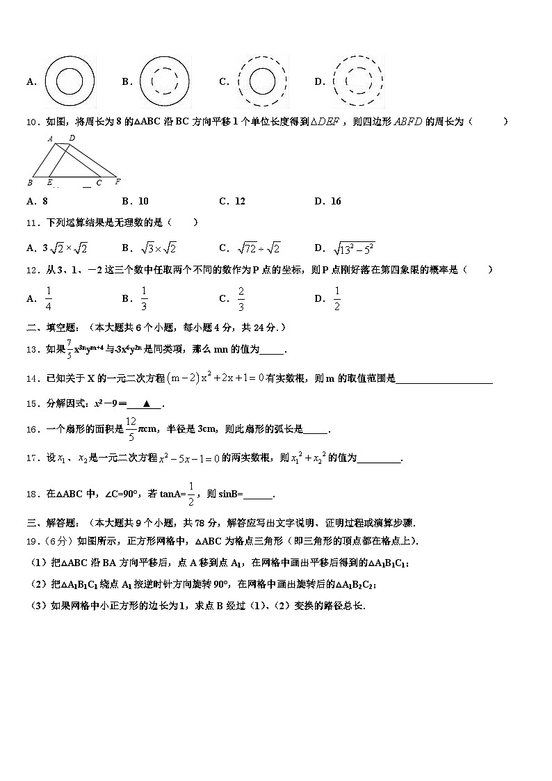 2024-2025学年新疆维吾尔喀什地区塔什库尔干塔吉克自治县中考数学最后冲刺浓缩精华卷含解析第3页