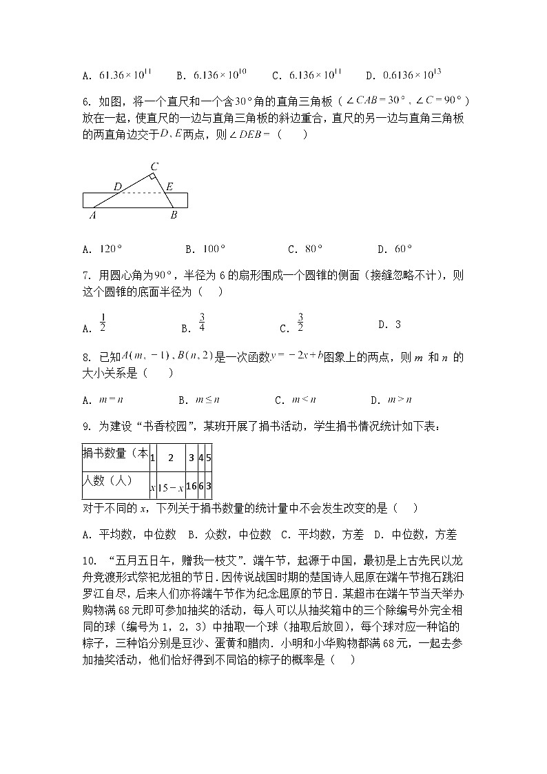2025年湖南省十三市州学业水平考试阶段测试模拟预测九年级下数学试题（含答案解析）第2页