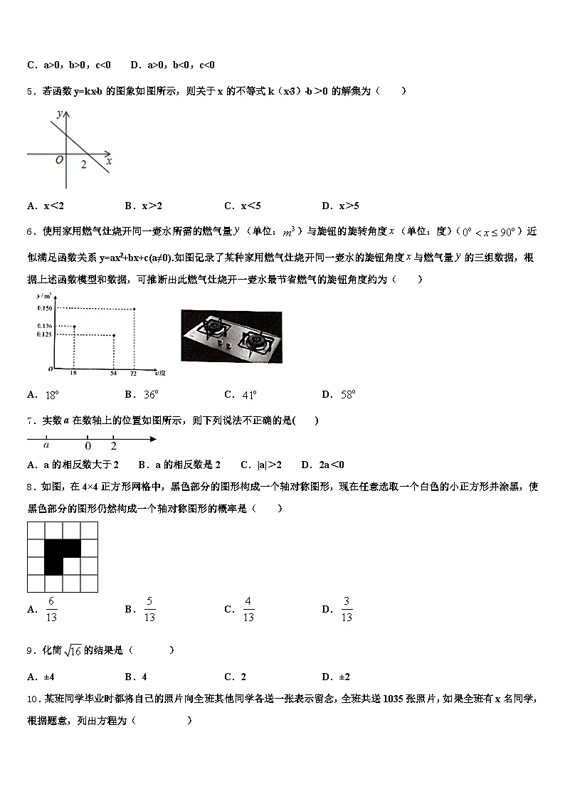 2024-2025学年廊坊市霸州市中考适应性考试数学试题含解析第2页