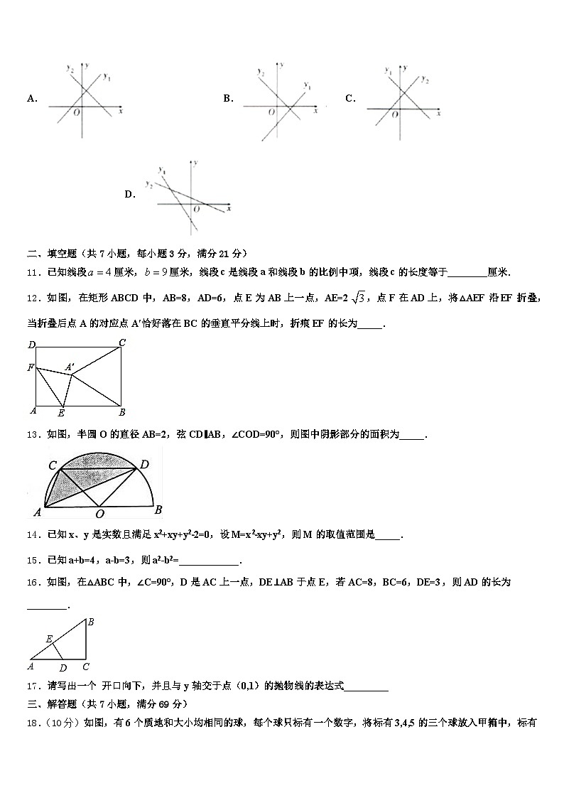鄂州市鄂城区2024-2025学年中考试题猜想数学试卷含解析第3页