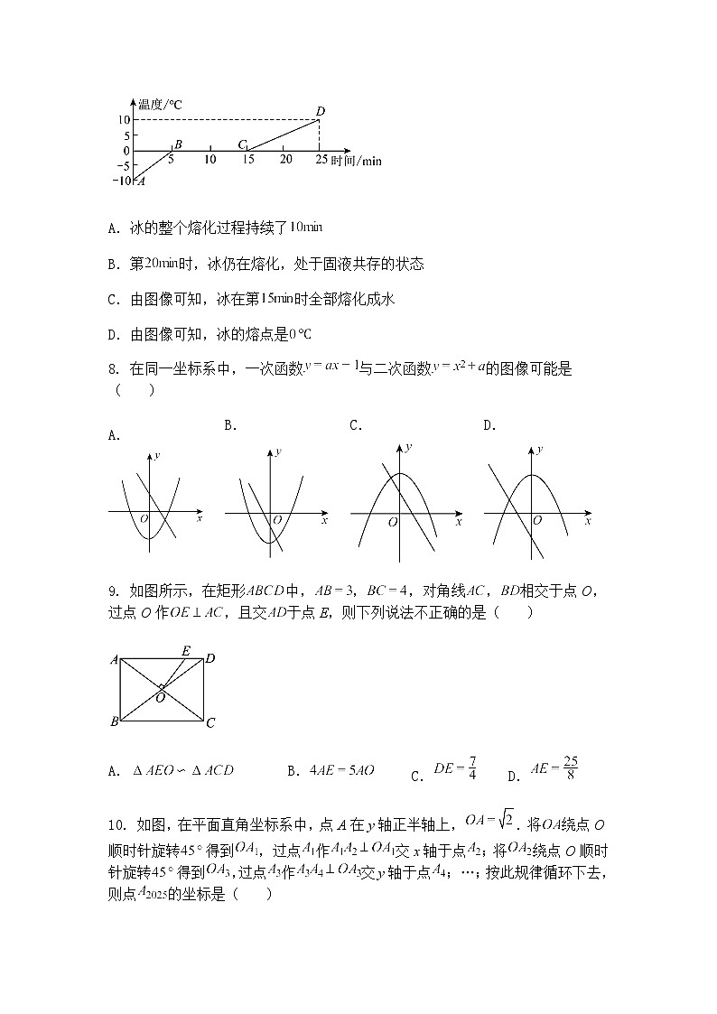 河南省商丘市睢阳中学2024-2025学年下学期九年级下学科素养评估数学模拟卷（含答案解析）第3页