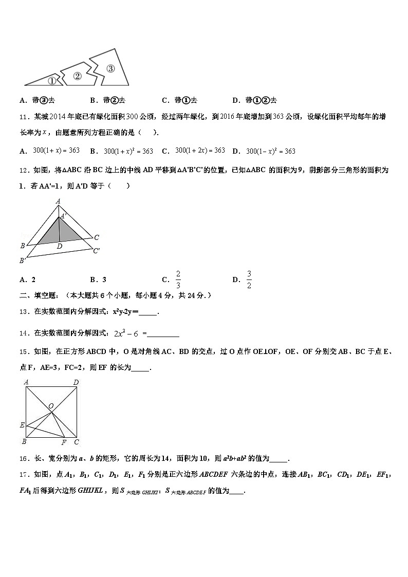 2025年山东省滨州市阳信县中考数学模拟预测题含解析第3页
