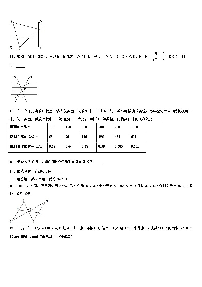 2025年青海省中考押题数学预测卷含解析第3页