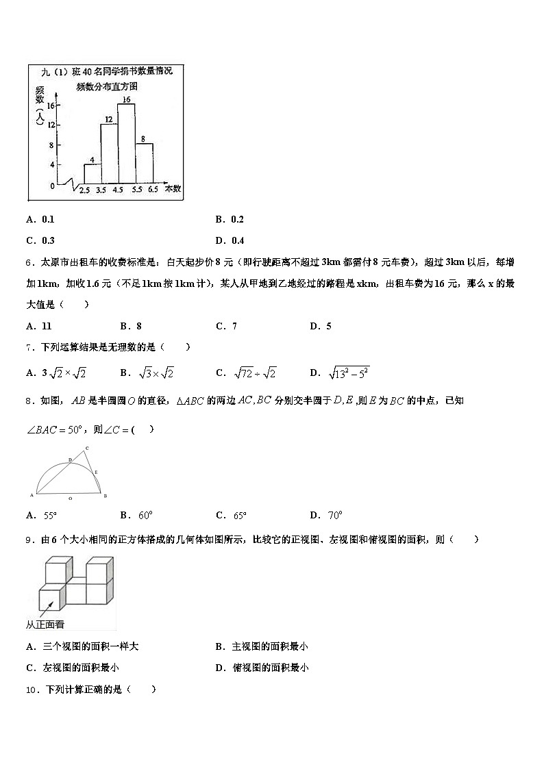 凤凰县2024-2025学年中考数学考试模拟冲刺卷含解析第2页