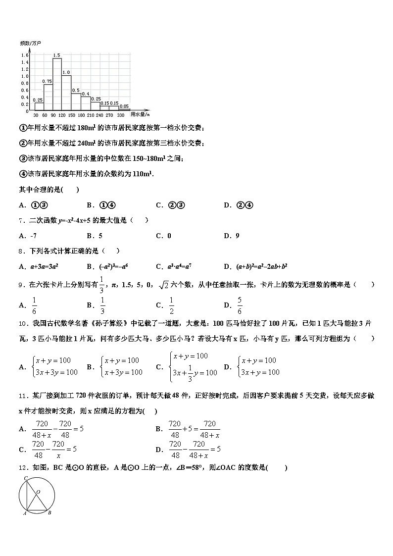 廉江市2024-2025学年中考考前最后一卷数学试卷含解析第2页