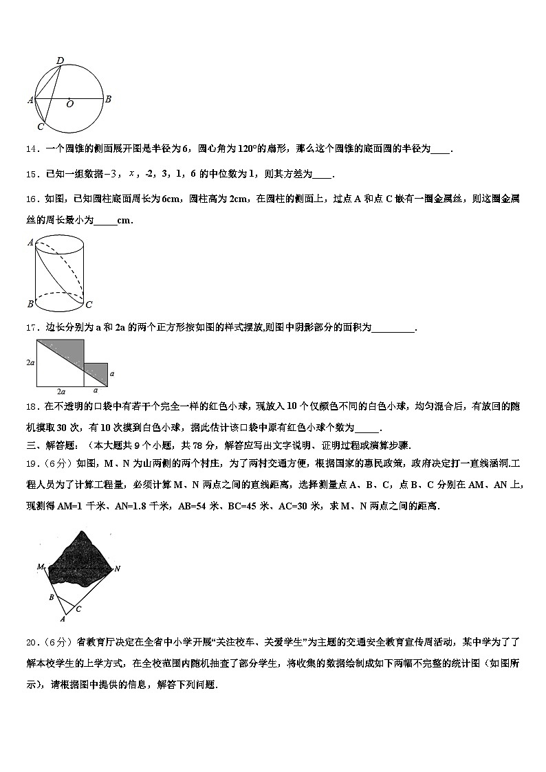 2025年蛟河市中考数学押题卷含解析第3页
