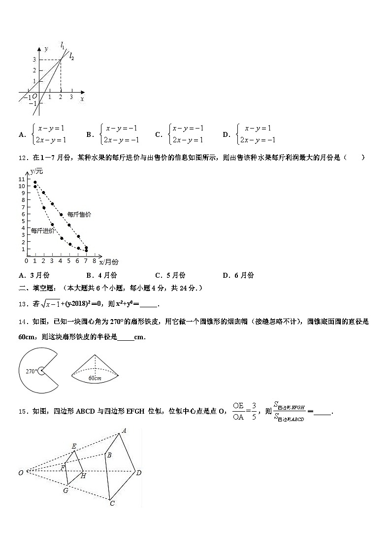 2024-2025学年荆门市掇刀区中考数学适应性模拟试题含解析第3页