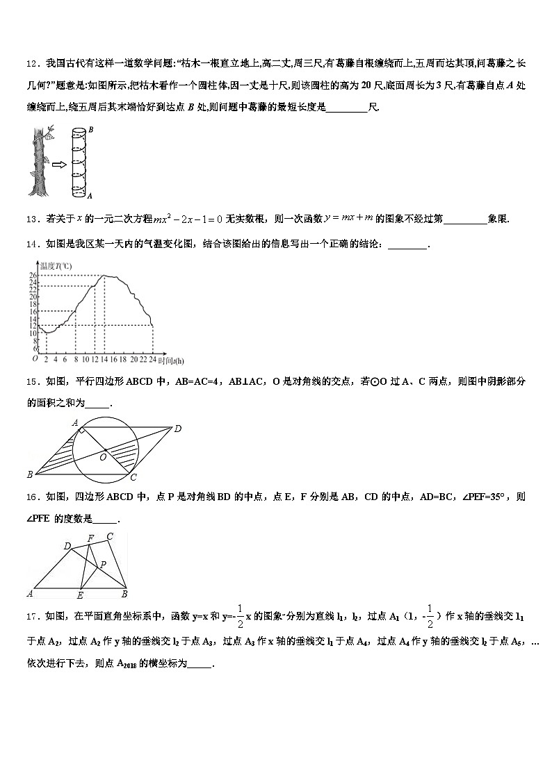 西沙群岛2025年中考联考数学试题含解析第3页