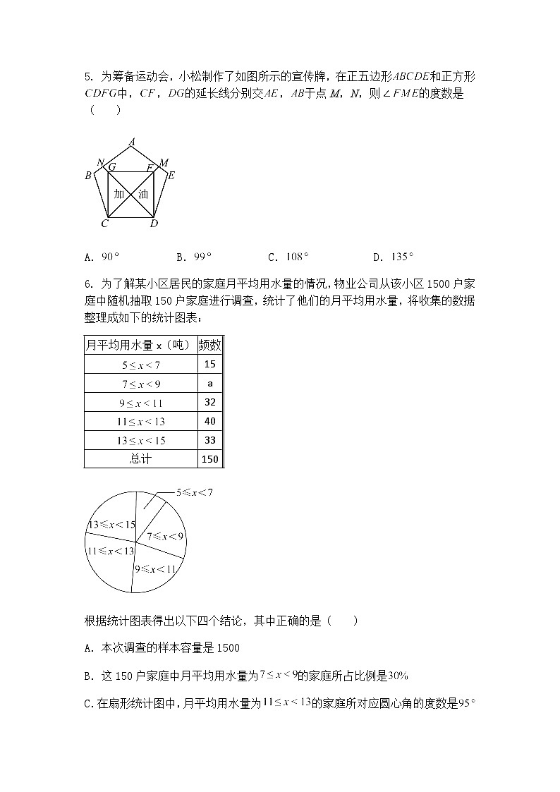 山东省临沂市沂水县四十里堡镇初级中学2024-2025学年九年级下学期第一次数学模拟考试（含答案解析）第2页