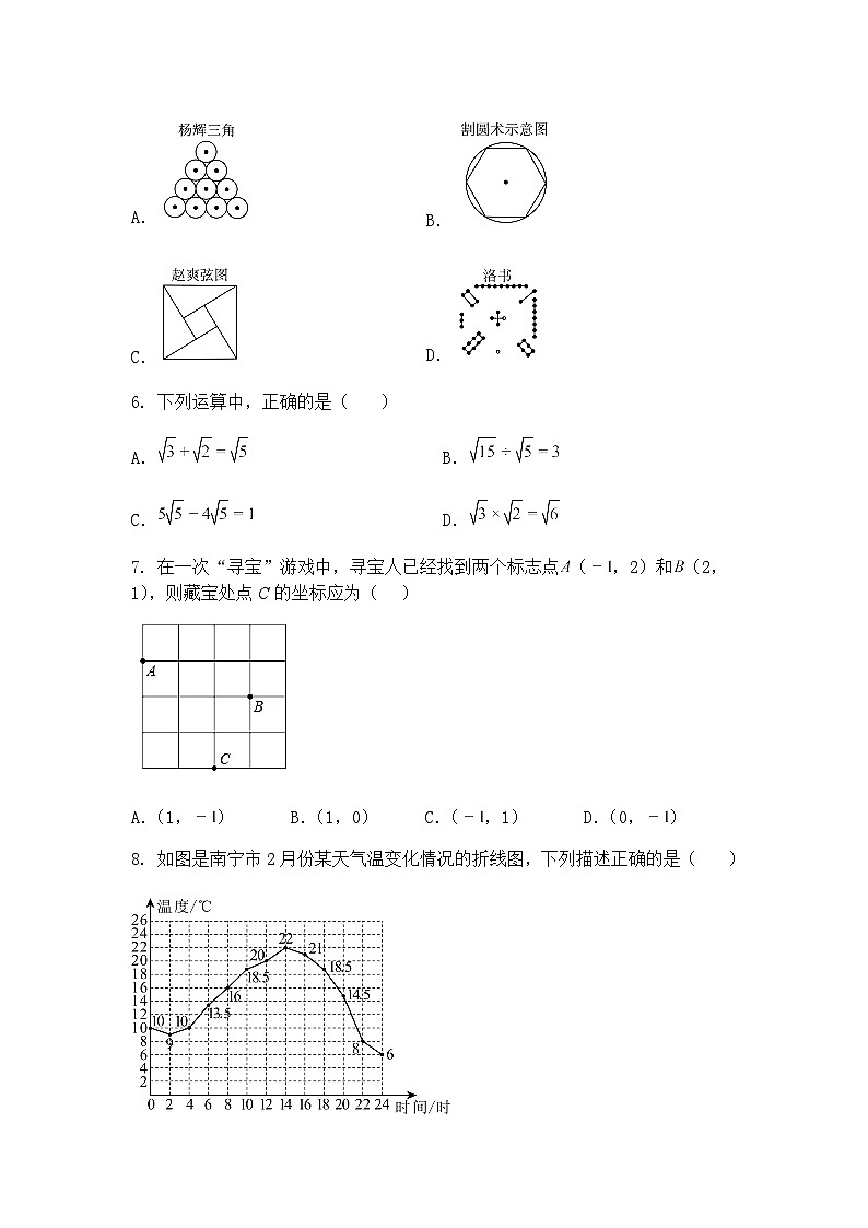 广西凤山县中学2024-2025学年九年级下学期2月模拟检测（一）数学试题（含答案解析）第2页