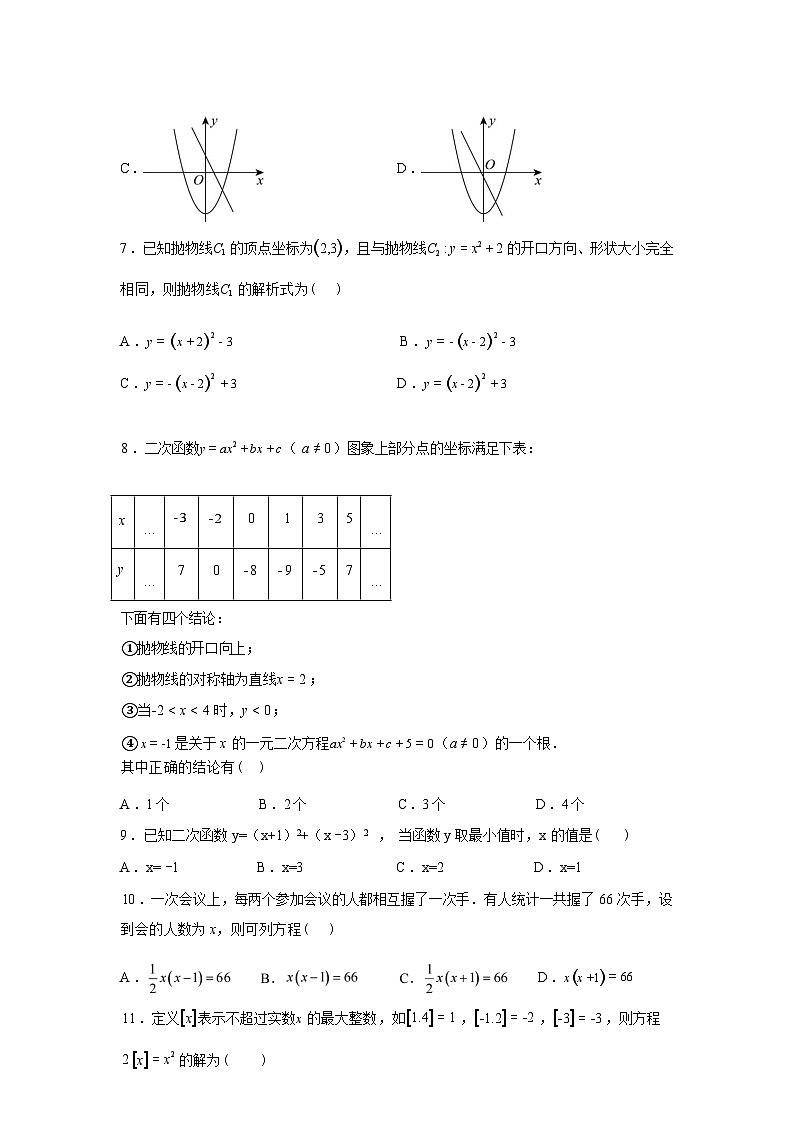 2025~2026学年度四川省绵阳市北川羌族自治县三校联考九年级上学期（9月）月考数学试题【附答案】第2页