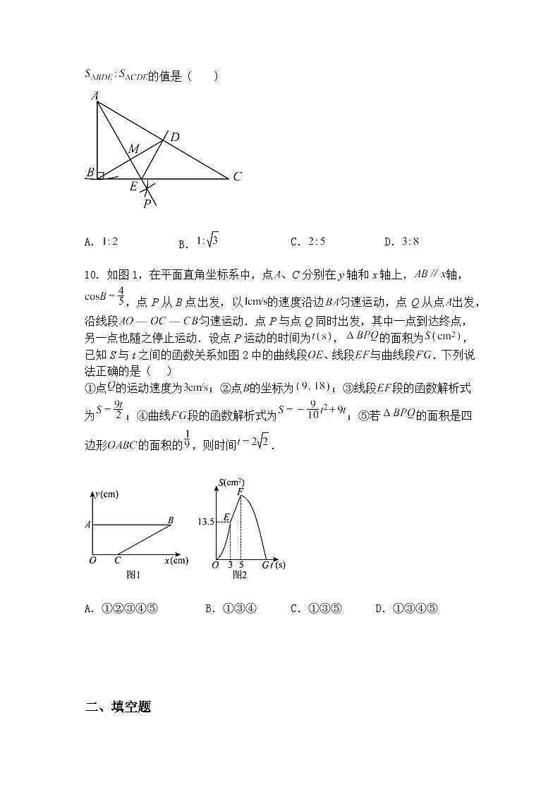 2025年山东省济南市中考九年级下数学模拟试题（一）（含答案解析）第3页