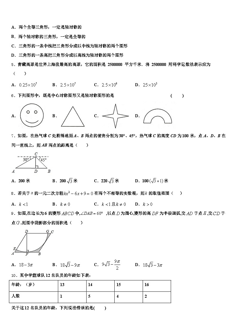 2025年连云港市中考数学适应性模拟试题含解析第2页