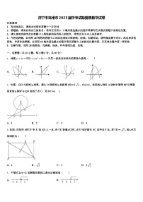 济宁市兖州市2025届中考试题猜想数学试卷含解析