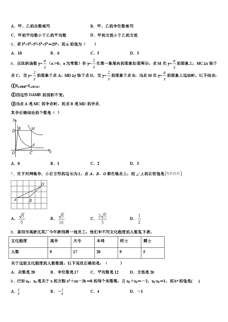 扬州市江都区2025年中考数学模拟精编试卷含解析第2页