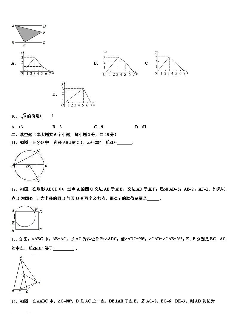 磐安县2024-2025学年中考数学适应性模拟试题含解析第3页