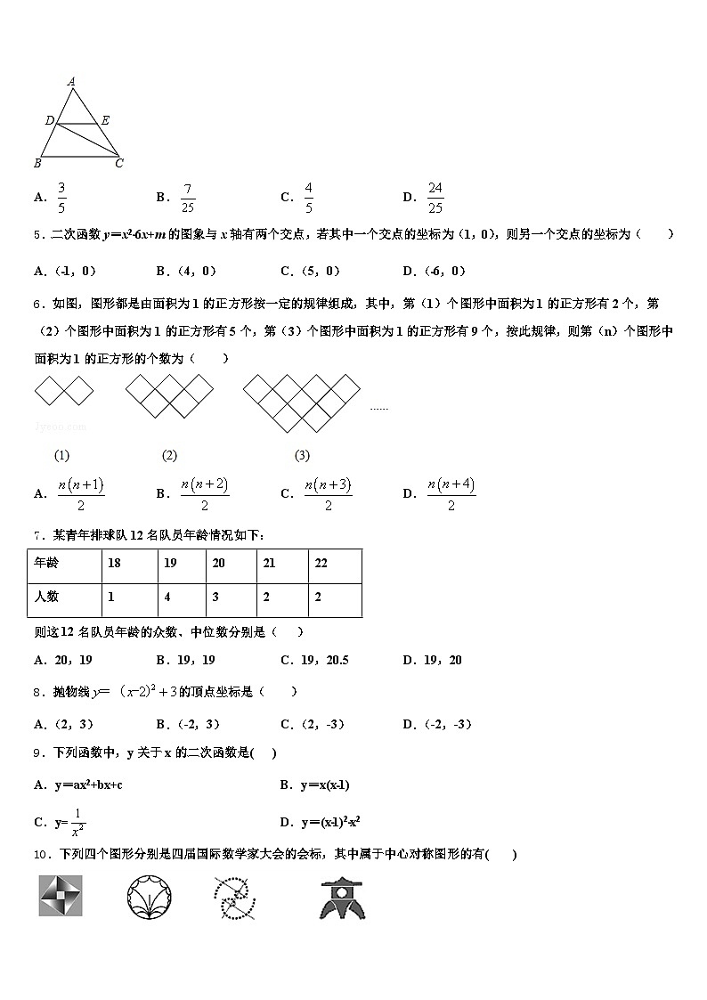 2024-2025学年六盘水市水城县中考数学最后一模试卷含解析第2页