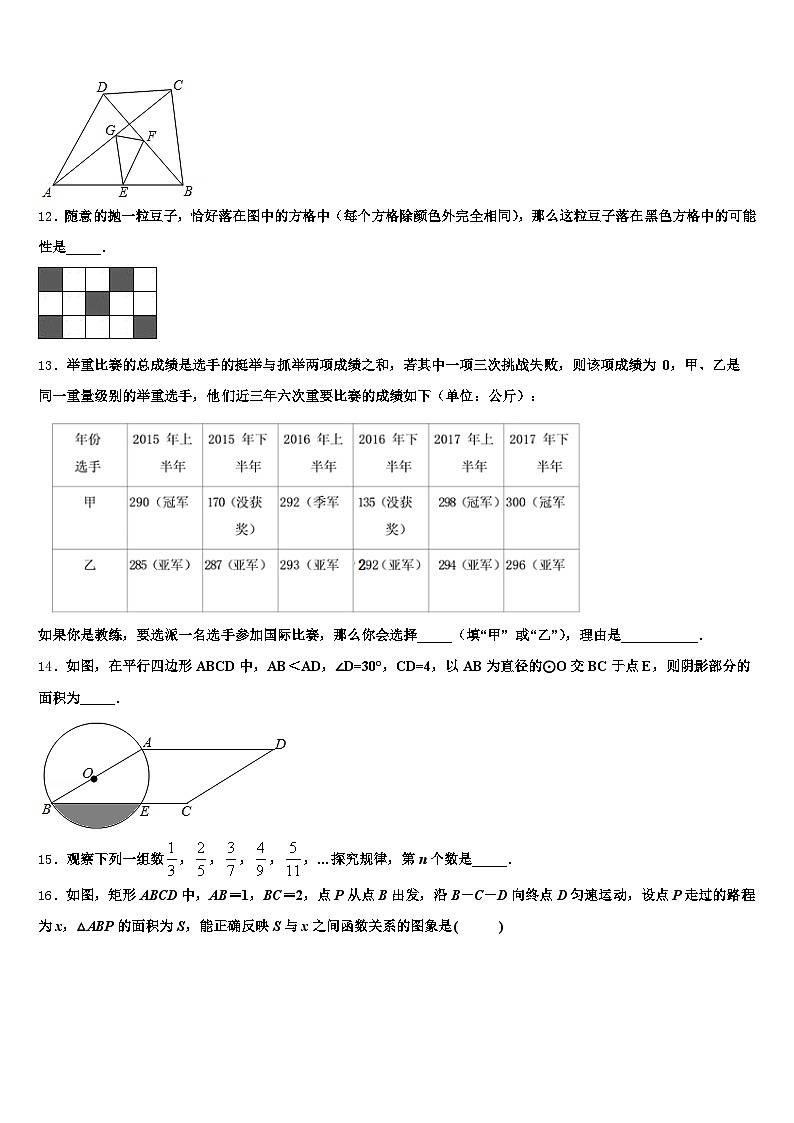 2024-2025学年吕梁地区孝义市中考数学适应性模拟试题含解析第3页