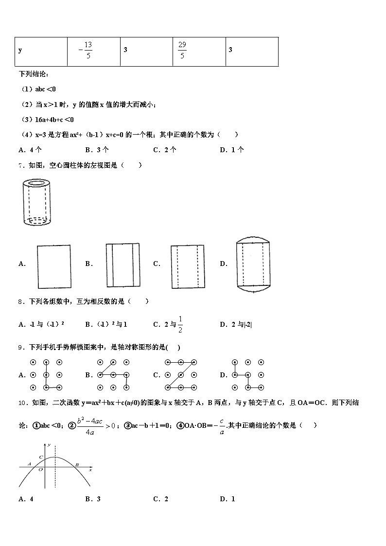 2024-2025学年泰安市中考数学模拟试题含解析第2页