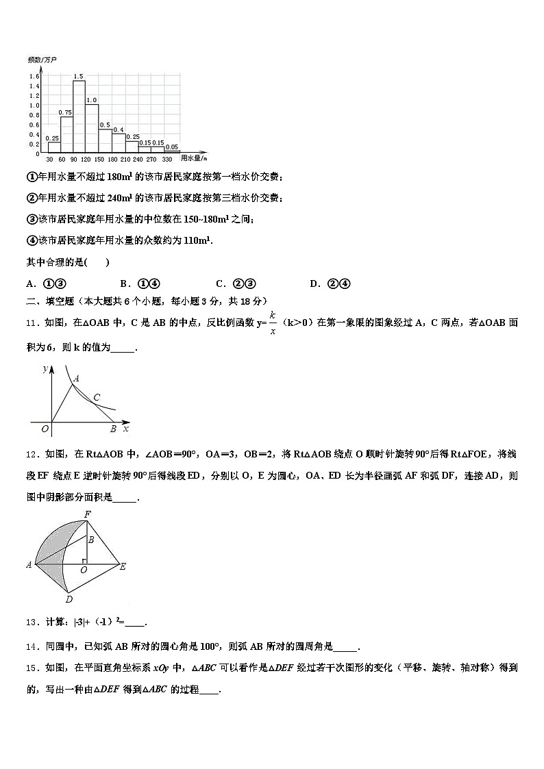 2025届文山壮族苗族自治州砚山县中考数学考前最后一卷含解析第3页