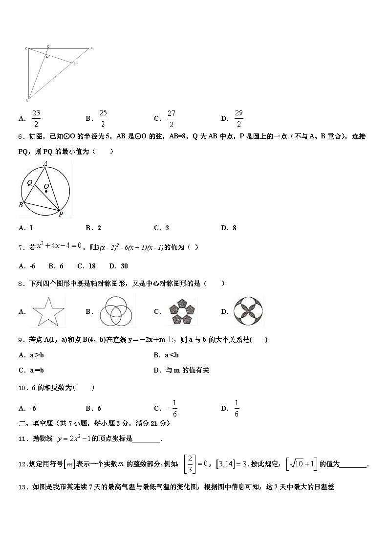 四川省雅安市天全县2025届中考适应性考试数学试题含解析第2页