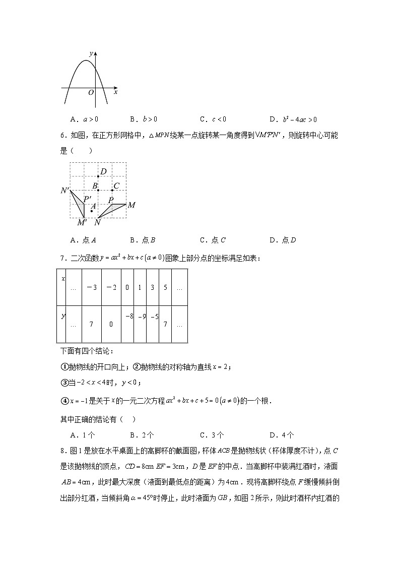 2025-2026学年北京市东城区二中教育集团九年级上学期10月月考数学试题第2页
