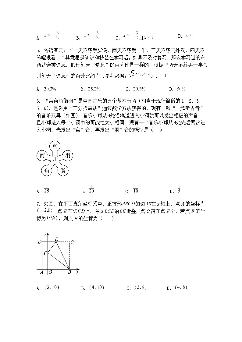 山东省聊城市莘县春笋学校2024-2025学年九年级下学期5月月考数学试题（含答案解析）第2页