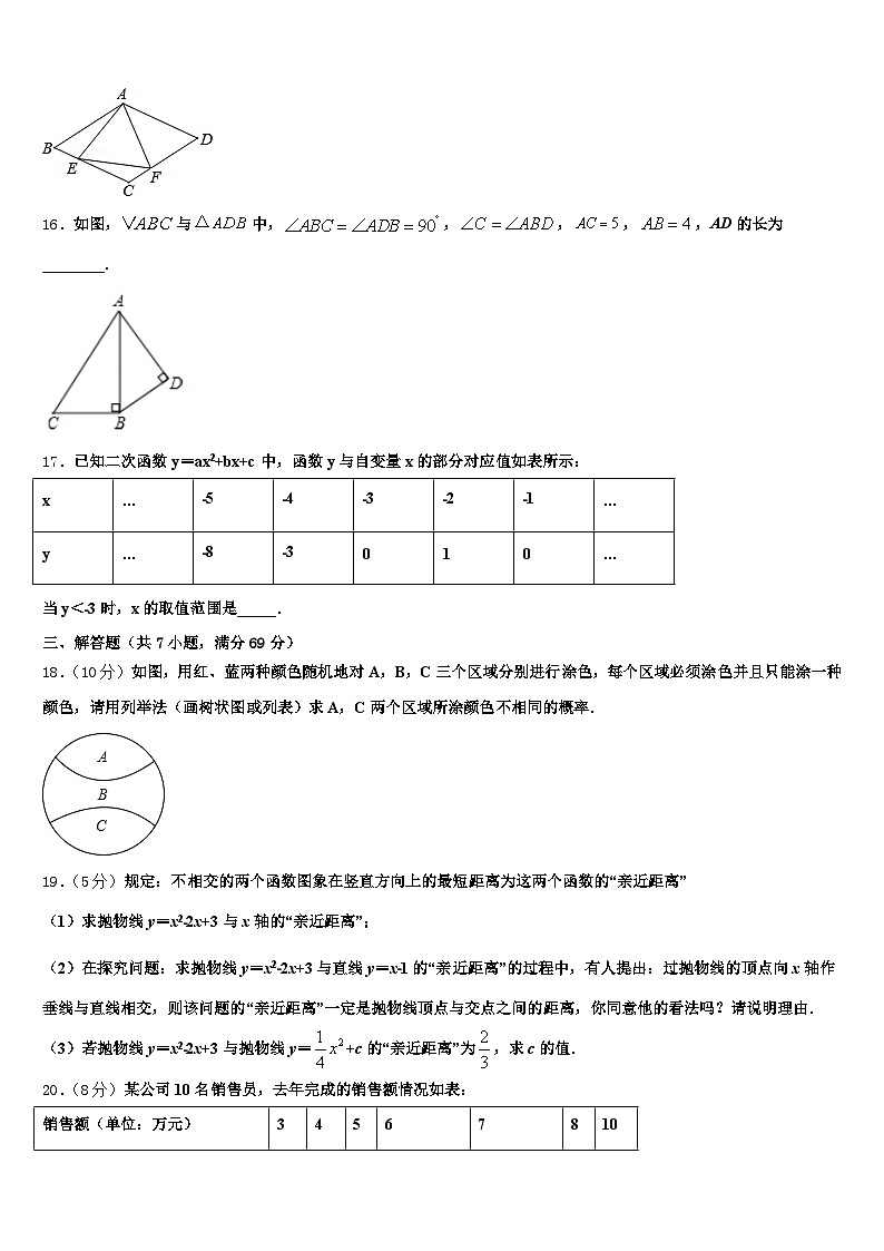 2025年广西壮族自治区贺州市昭平县中考数学五模试卷含解析第3页