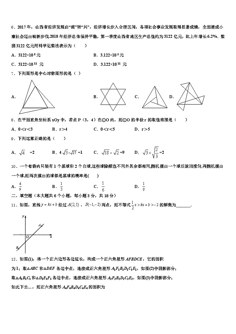 2025年河北省沧州市吴桥县中考数学最后冲刺模拟试卷含解析第2页