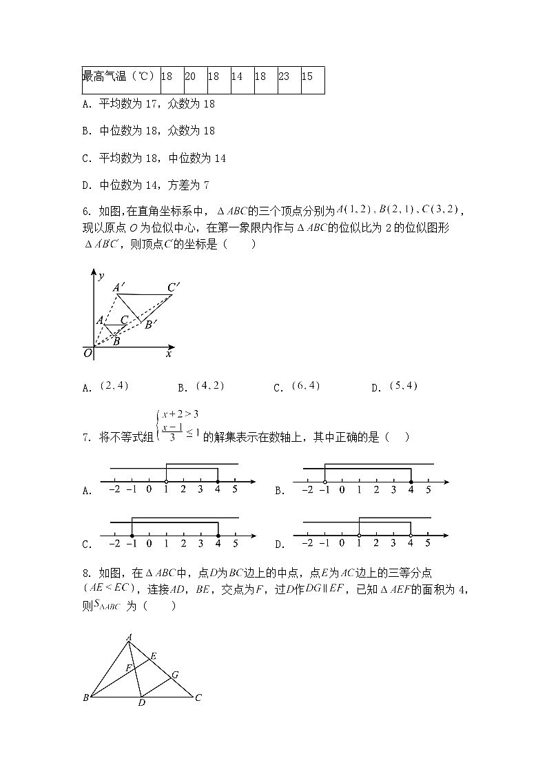 浙江省温州市翔宇中学2024-2025学年九年级下学期3月月考数学试卷（含答案解析）第2页