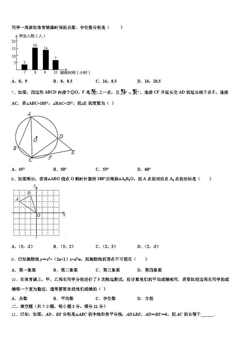 江苏省常州市金坛区2024-2025学年中考联考数学试题含解析第2页