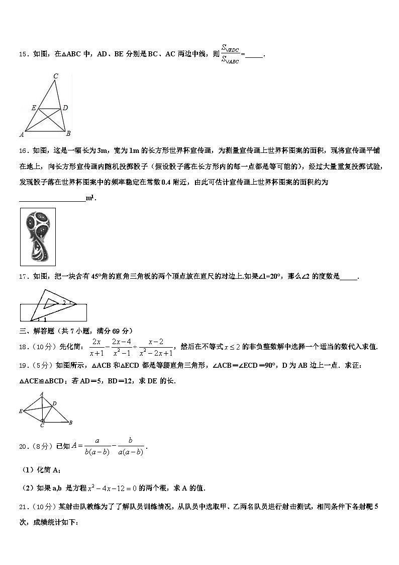 宁夏回族吴忠市同心县2025届中考考前最后一卷数学试卷含解析第3页