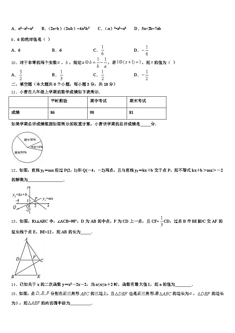 清远市英德市2025年中考数学对点突破模拟试卷含解析第2页