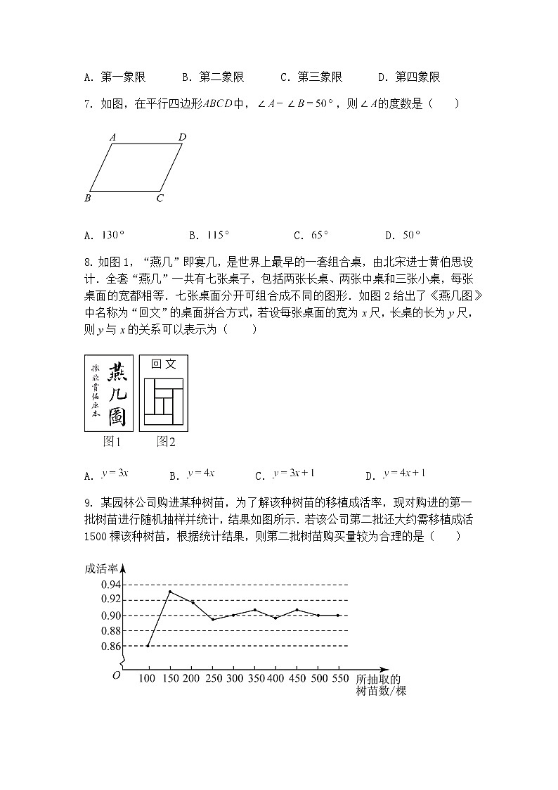 贵州省铜仁市印江土家族苗族自治县印江思源验中学  沙子坡中学2024-2025学年九年级下学期3月月考数学试题（含答案解析）第2页