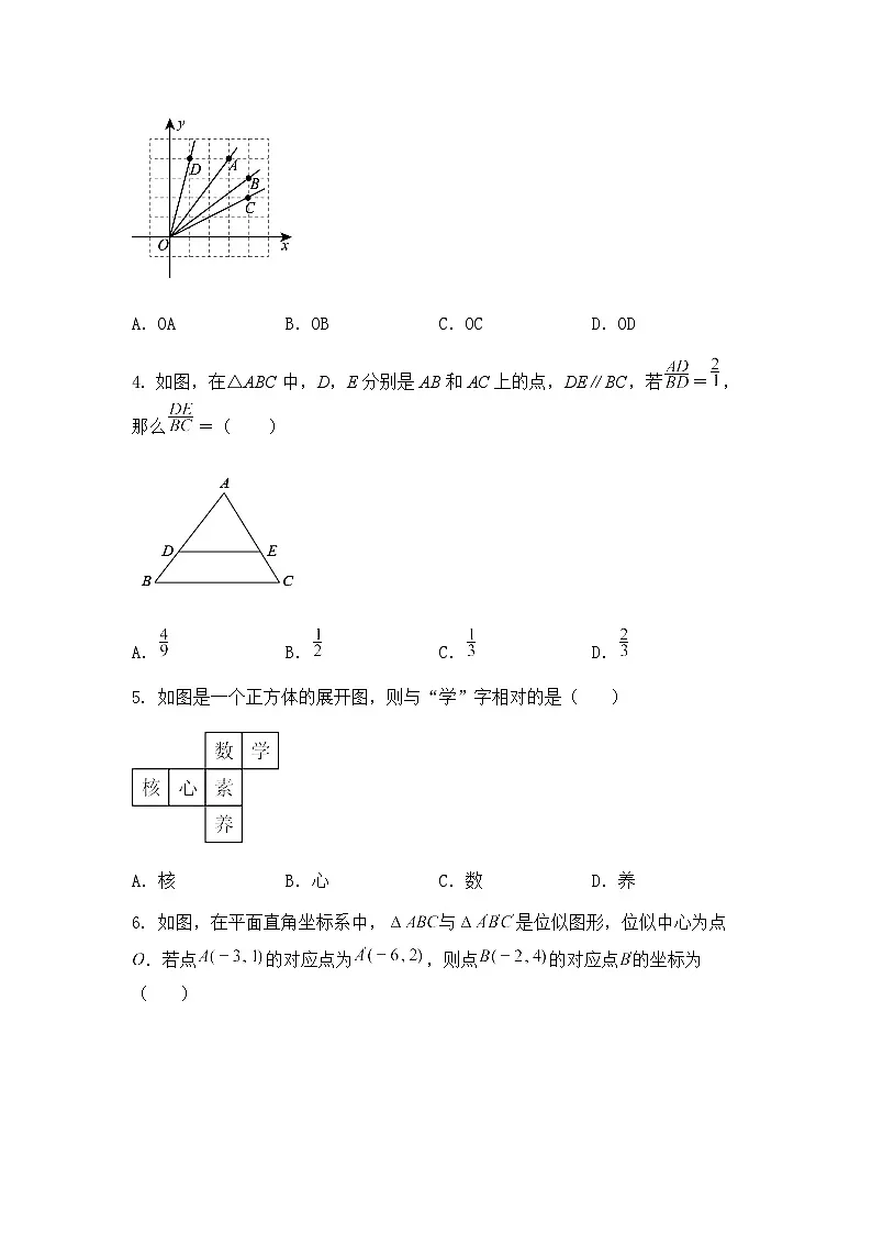 广东省潮州市湘桥区城西中学2024-2025学年九年级下学期3月月考数学试题（含答案解析）第2页