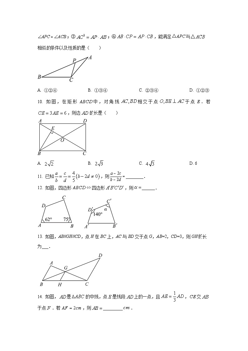 山东省济南市2025-2026学年九年级上学期9月开学考数学试题（学生版）第3页