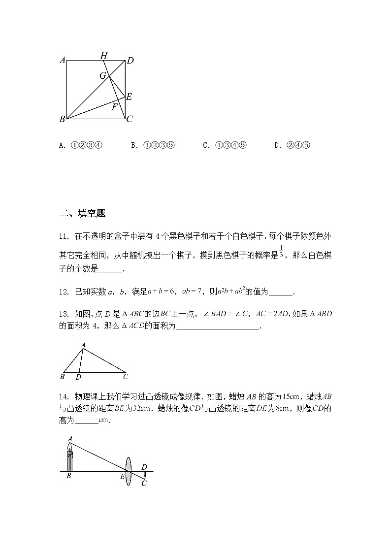 广东省珠海市香洲区立才学校2024-2025学年九年级下学期3月作业反馈数学试题（含答案解析）第3页