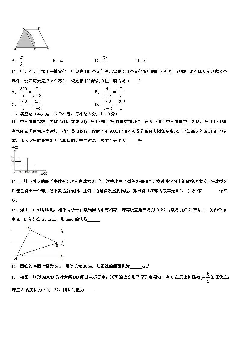 2025年宣城市宁国市中考四模数学试题含解析第3页