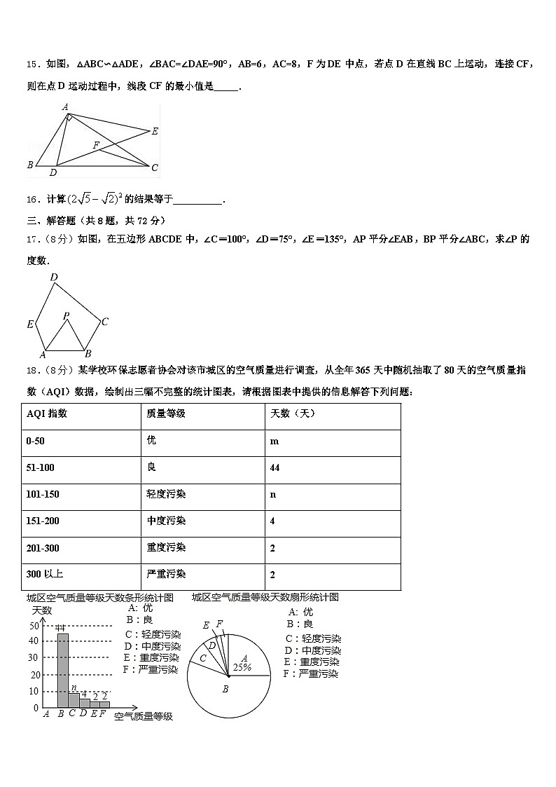 2025年湖南省长沙市中考数学仿真试卷含解析第3页