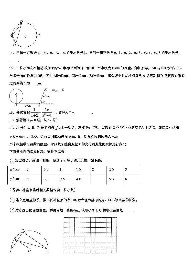2024-2025学年山西省运城市绛县中考数学考试模拟冲刺卷含解析第3页