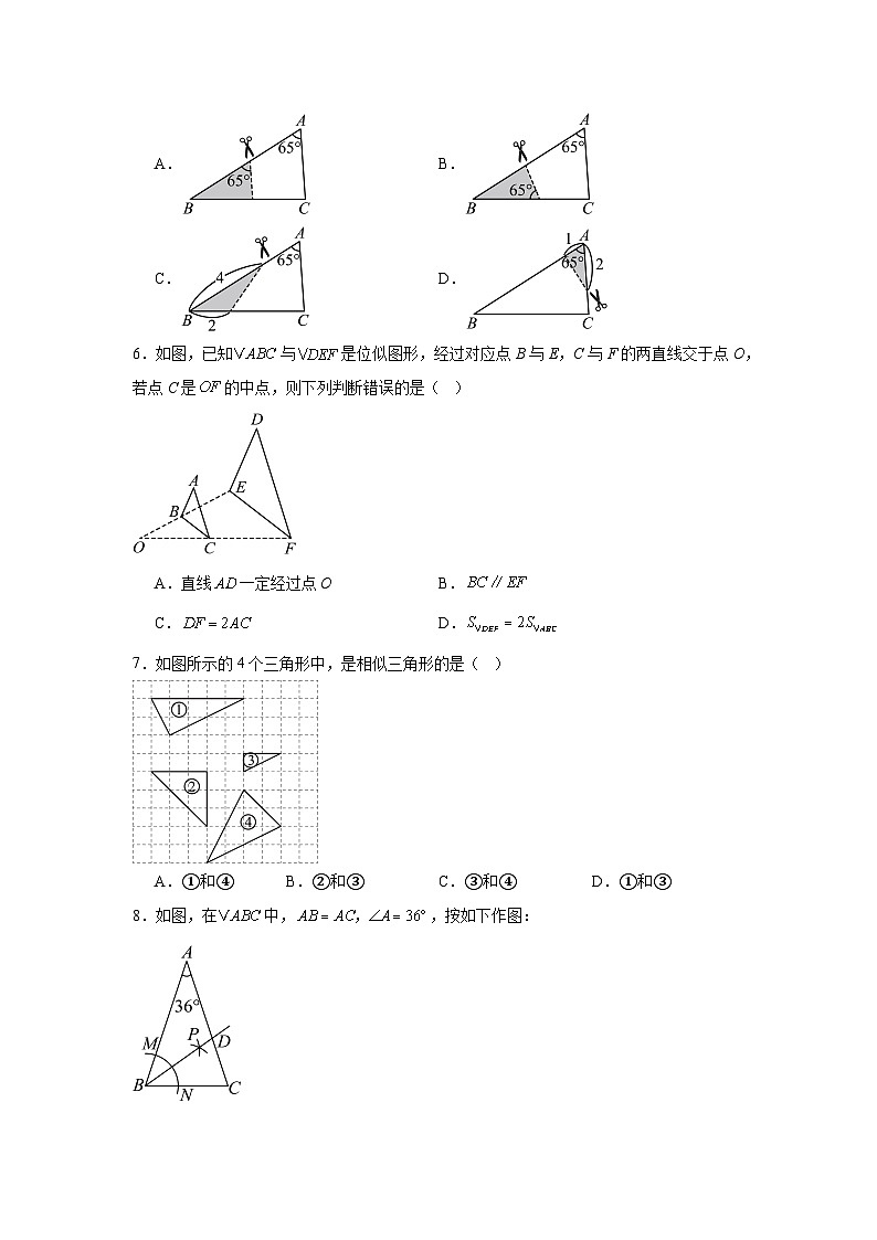 2025-2026学年河北省石家庄市栾城区第四十八中学九年级上学期限时作业数学试题第2页