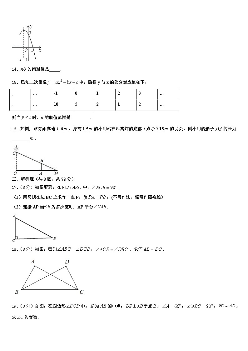 2024-2025学年抚顺市望花区中考数学全真模拟试卷含解析第3页