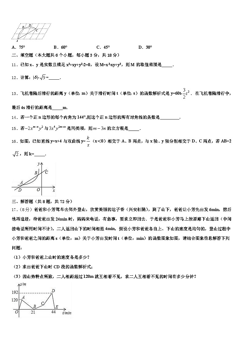 2024-2025学年河南省信阳市浉河区中考数学模拟预测试卷含解析第3页