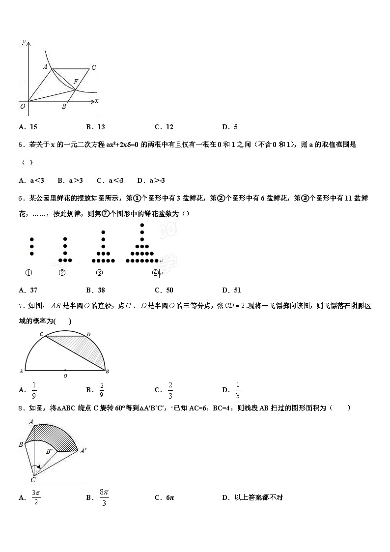 2024-2025学年吉林市丰满区十校联考最后数学试题含解析第2页