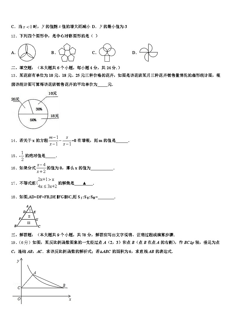 2024-2025学年唐山市中考数学模拟精编试卷含解析第3页