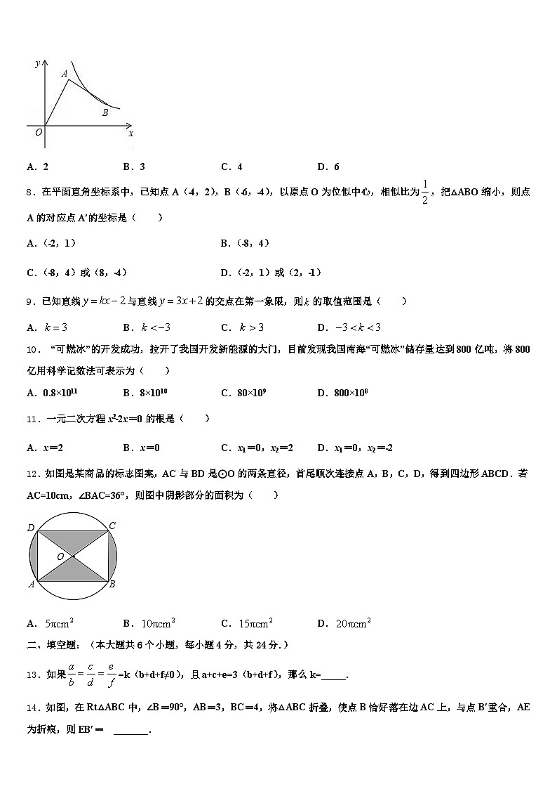 2024-2025学年盘锦市盘山县中考数学最后一模试卷含解析第2页