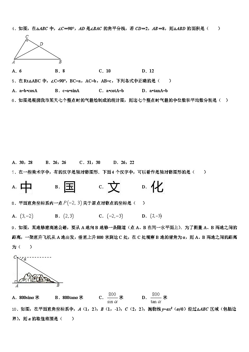 2024-2025学年镇坪县中考五模数学试题含解析第2页