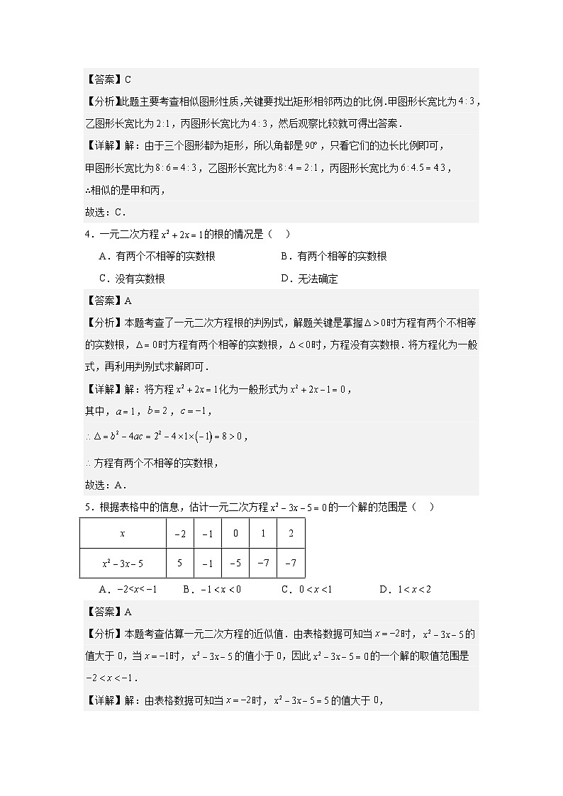 山西省太原市杏花岭区山西省实验中学2025-2026学年九年级上学期10月月考数学试题第2页